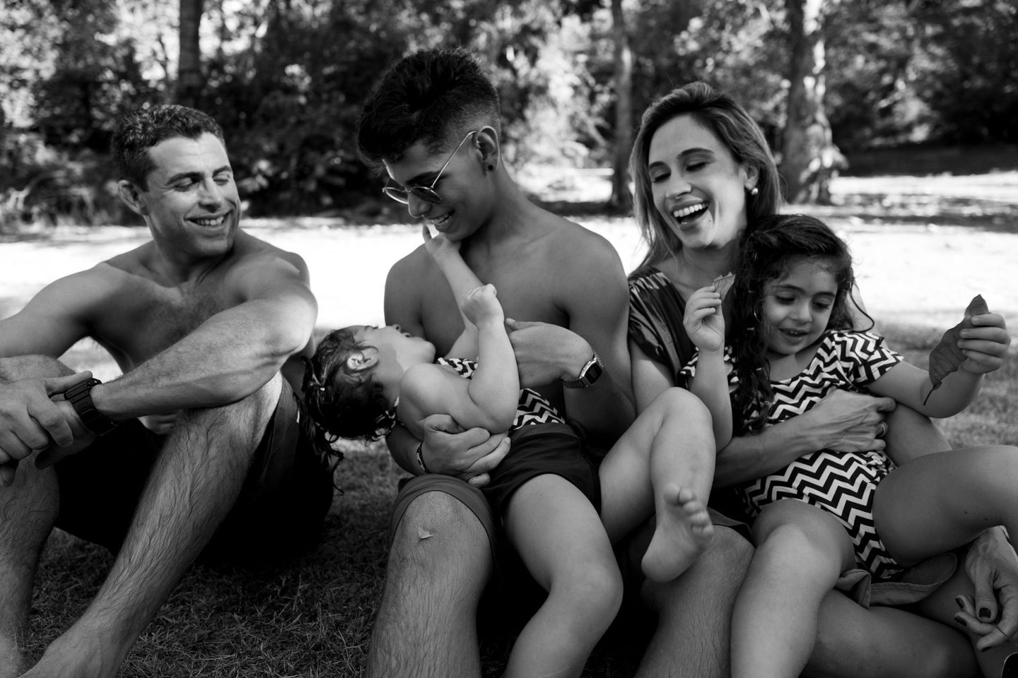 Um dia na praia com a família da Larissa Um dia na praia com a família da Larissa